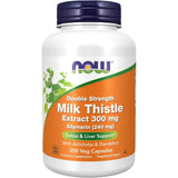 NOW Foods Cardo Mariano Doble Fuerza Salud Del Hígado 300 mg - 200 Cápsulas Veganas - Haz Tu Pedido