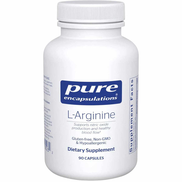 Pure Encapsulations  L-Arginina  - 90 Cápsulas - Haz Tu Pedido