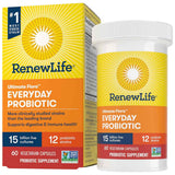 Renew Life Ultimate Flora Probiótico Diario 15 Mil Millones CFU - 60 Cápsulas Vegetarianas - Haz Tu Pedido