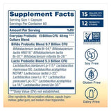 Renew Life Ultimate Flora Probiótico Diario 15 Mil Millones CFU - 60 Cápsulas Vegetarianas - Tabla Nutricional - Haz Tu Pedido