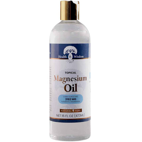 Health and Wisdom Aceite de Magnesio 3182 mg - 473 ml - Haz Tu Pedido
