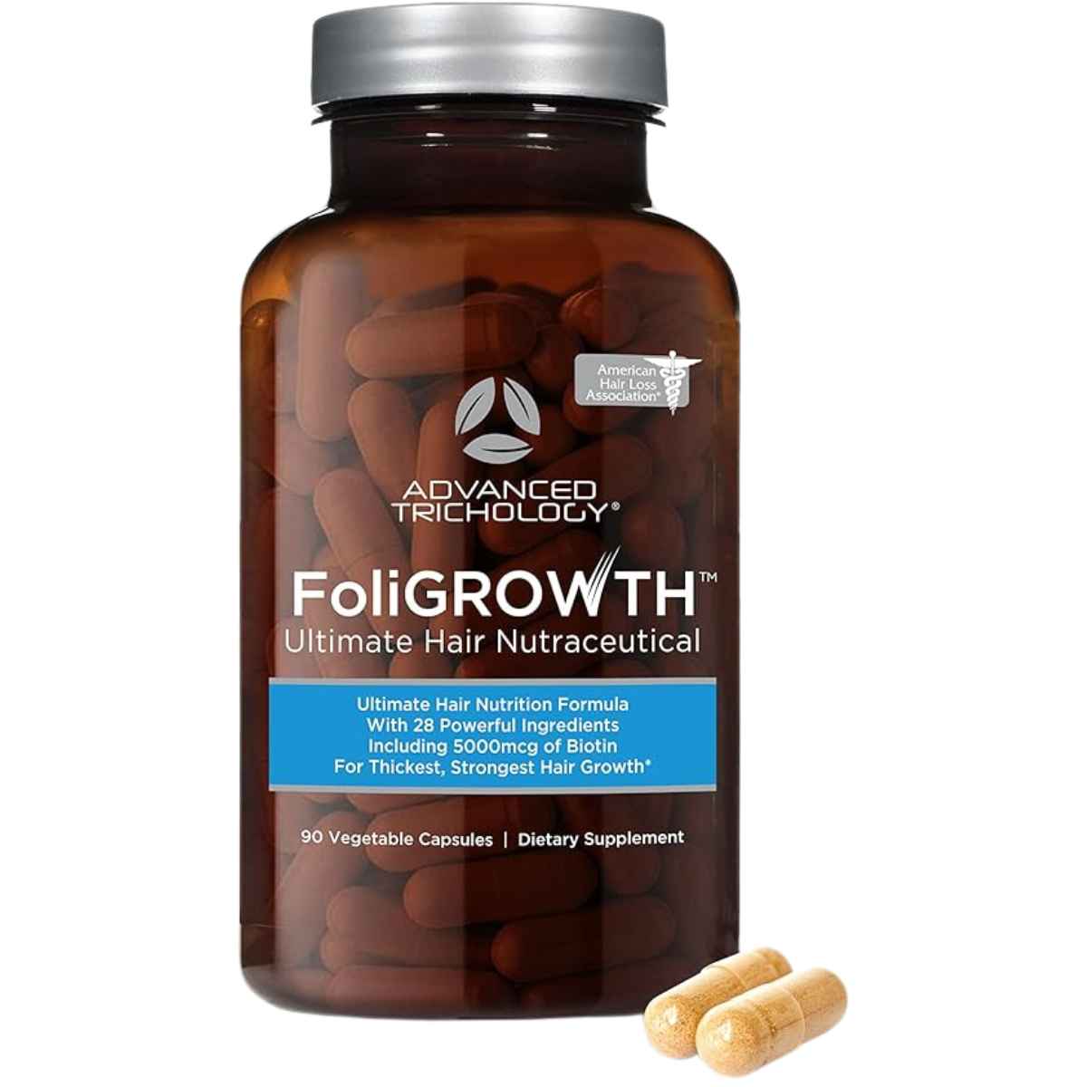 Advanced Trichology Vitamina para el Crecimiento del Cabello - 90 Cápsulas Vegetales - Haz Tu Pedido