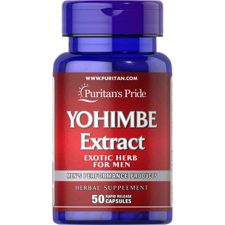 Puritans Pride Yohimbe 2000 mg - 50 Cápsulas - Haz Tu Pedido