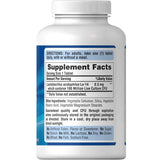 Puritan's Pride Probiótico Acidophilus para Salud Digestiva - 250 Tabletas - Tabla Nutricional - Haz Tu Pedido