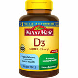 Nature Made Vitamina D3  1000 IU -  300 Cápsulas Blandas - Haz Tu Pedido