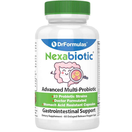 DrFormulas Nexabiotic® Multi Probiotic - 60 Cápsulas de Liberación Retardada - Haz Tu Pedido