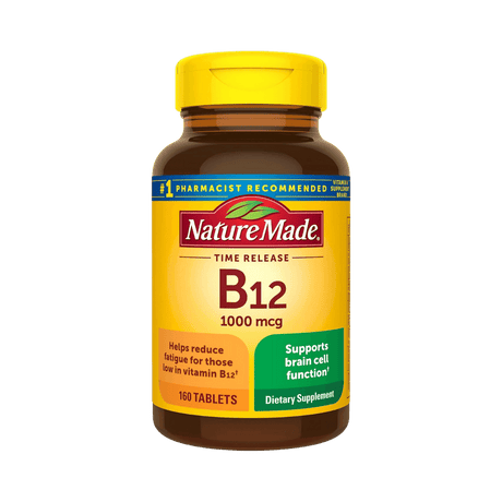 Nature Made Vitamina B12: 160 tabletas para una vitalidad sin igual.