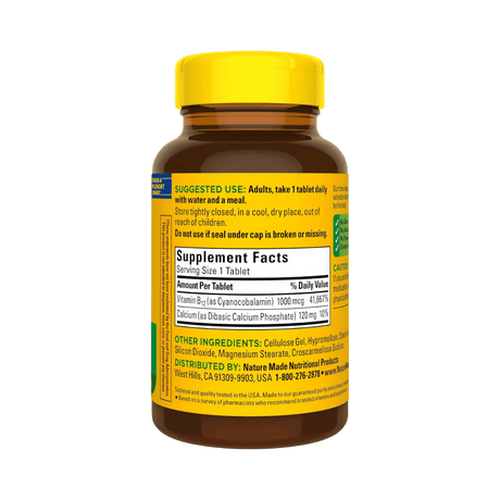 Nature Made Vitamina B12: 160 tabletas para una vitalidad sin igual.