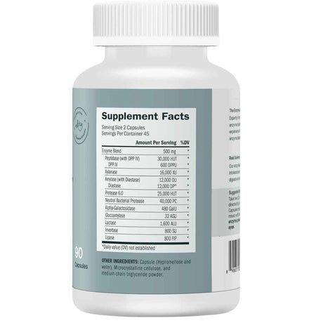 Houston Enzymes Digestive Intolerances - 90 Cápsulas - Haz Tu Pedido
