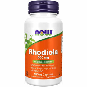 NOW Foods Rodiola 500 - 60 Cápsulas Vegetales - Haz Tu Pedido