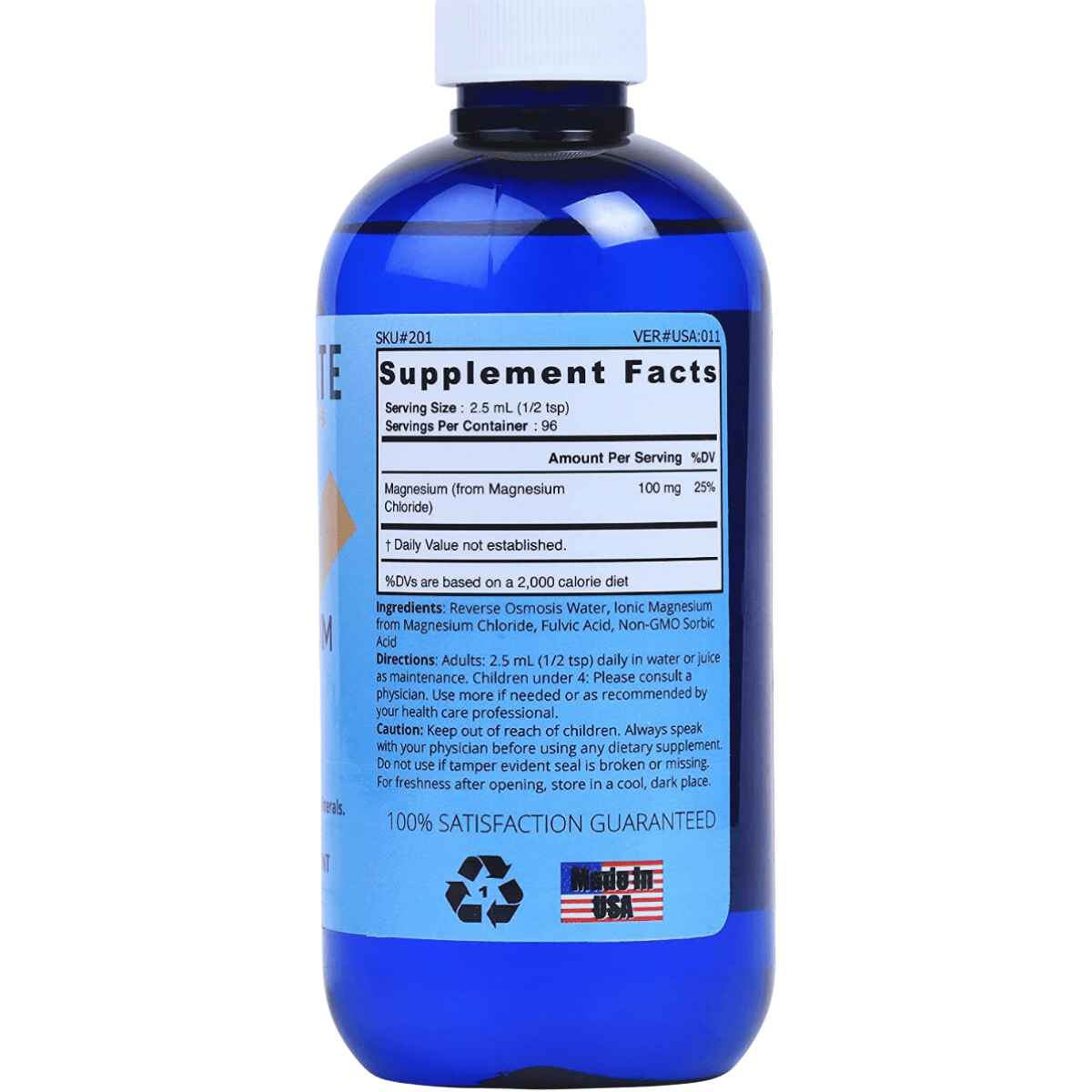 Good State Suplemento De Magnesio Iónico - 240 ml - Tabla Nutricional - Haz Tu Pedido