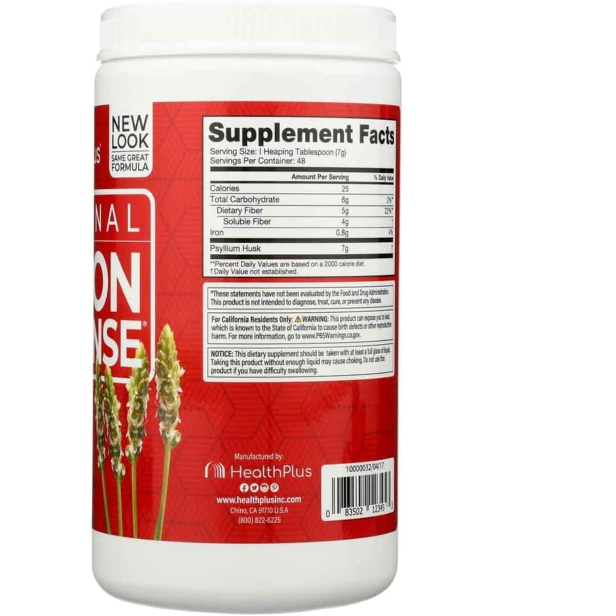 Health Plus Colon Cleanse Psyllium - 340 g - Haz Tu Pedido