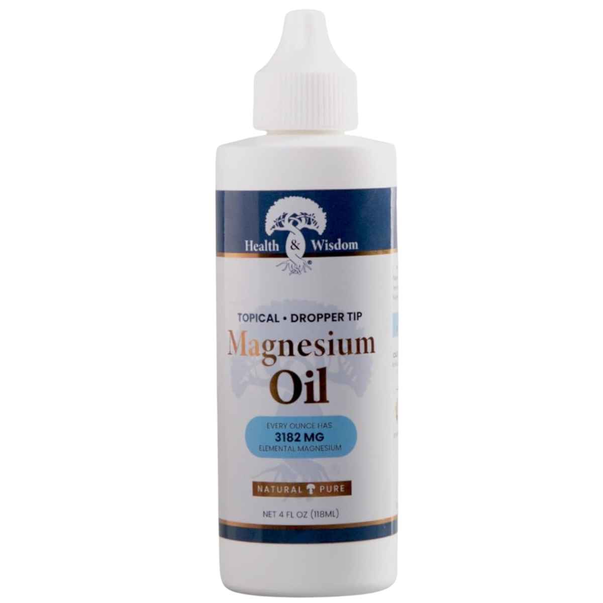 Health and Wisdom Aceite de Magnesio 3182 mg - 118 ml - Haz Tu Pedido