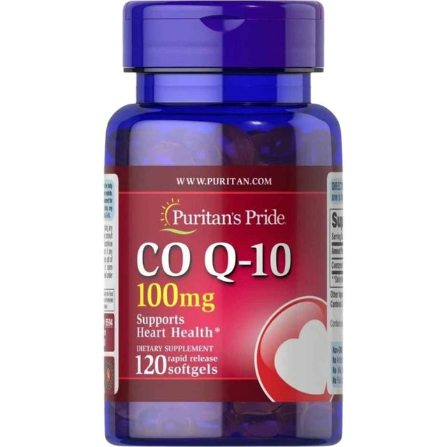 Puritans Pride Co Q-10 100 mg - 120 Cápsulas Blandas - Haz Tu Pedido