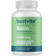 Besvite Biotina 5000 mcg - 120 Cápsulas Vegetarianas - Haz Tu Pedido