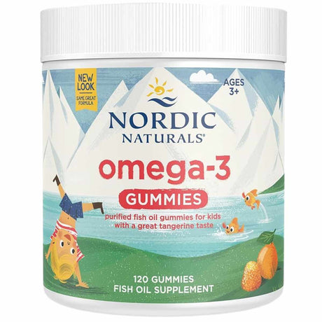 Nordic Naturals Omega-3 Para Niños - Sabor Mandarina y Naranja - 120 Gomitas - Haz Tu Pedido