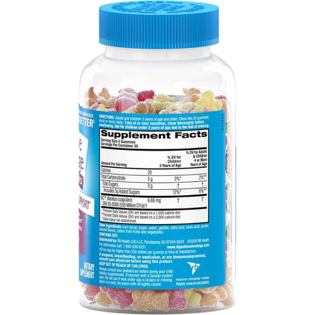 Digestive Advantage Probiótico Diario - Sabor Frutas - 60 Gomitas - Haz Tu Pedido