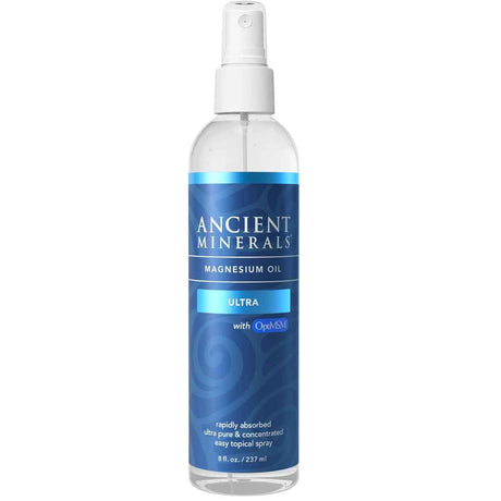 Ancient Minerals Aceite de Magnesio Ultra con MSM: Alivio y Flexibilidad Articular - 237 ml - Haz Tu Pedido