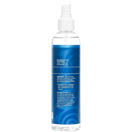 Ancient Minerals Aceite de Magnesio Ultra con MSM: Alivio y Flexibilidad Articular - 237 ml - Tabla Nutricional - Haz Tu Pedido
