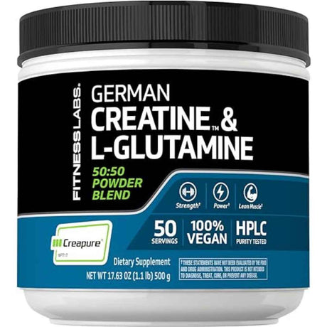 Fitness Labs Creatina y L-Glutamina - 500 g - Haz Tu Pedido