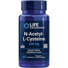 Life Extension N-Acetil L-Cisteína 600 mg - 60 Cápsulas - Haz Tu Pedido