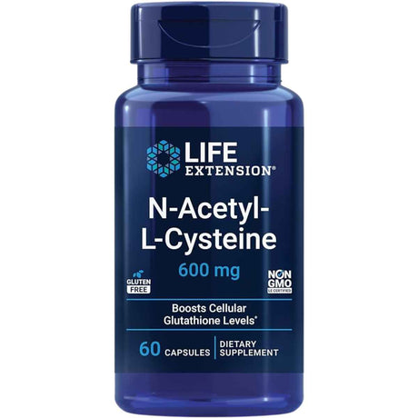 Life Extension N-Acetil L-Cisteína 600 mg - 60 Cápsulas - Haz Tu Pedido