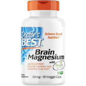 Doctor's Best Magtein Magnesio Cerebral - 90 Cápsulas Vegetales - Haz Tu Pedido