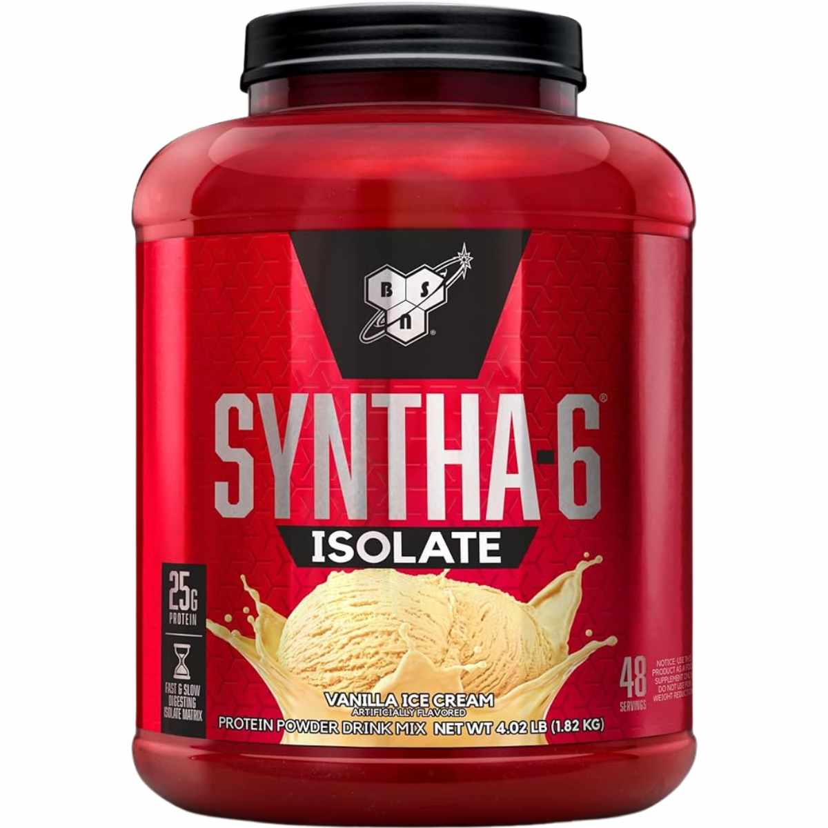 BSN SYNTHA-6 Proteína Aislada en Polvo - Sabor Helado De Vainilla - 4.02 lb - Haz Tu Pedido