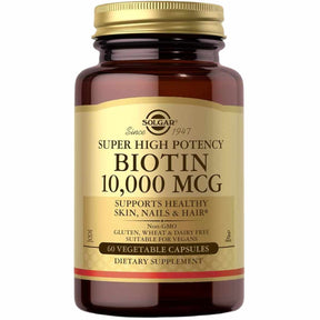 Solgar Biotin  1000 mcg - 60  Cápsulas Vegetales - Haz Tu Pedido