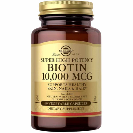 Solgar Biotin  1000 mcg - 60  Cápsulas Vegetales - Haz Tu Pedido