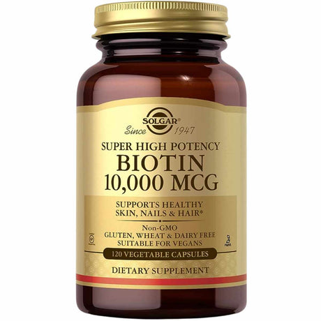 Solgar Biotina  1000 mcg - 120 Cápsulas Vegetales - Haz Tu Pedido