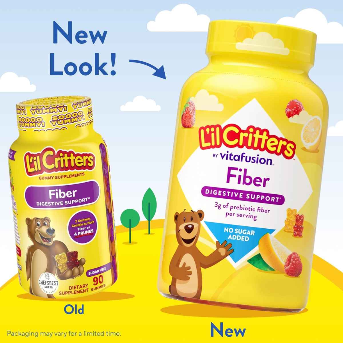 Lil Critters Fiber Digestive Support - 90 Gomitas - Haz Tu Pedido