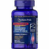 Puritans Pride Glucosamina Condroitina Triple Fuerza Con Vitamina D3 - 80 Comprimidos - Haz Tu Pedido