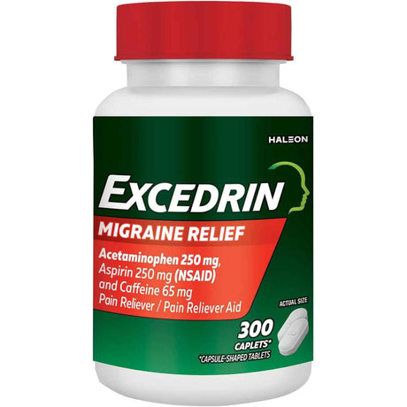 Excedrin Migraine - 300 Comprimidos Recubiertos - Haz Tu Pedido