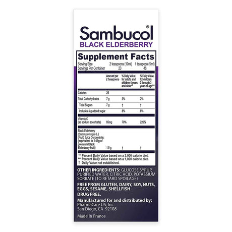 Sambucol Black Elderberry Kids - 120 ml