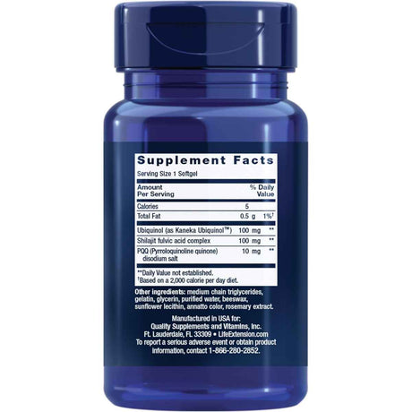 Life Extension Super Ubiquinol CoQ10 with PQQ - 30 Cápsulas Blandas - Haz Tu Pedido