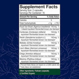 Host Defense Stamets 7® Apoyo Inmunológico  - 30 Cápsulas - Tabla Nutricional - Haz Tu Pedido