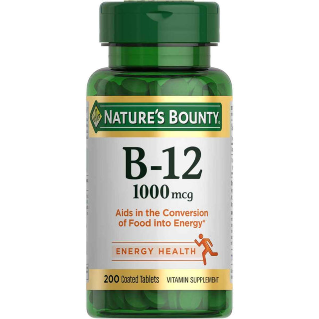 Nature's Bounty - Vitamina B-12 (1000 mcg - 200 Tabletas)