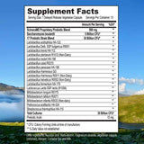 ScimeraMD AspregaMD Propac Probiótico Prebiótico Salud Digestiva 35 Mil Millones CFU - 10 Cápsulas Vegetarianas - Tabla Nutricional - Haz Tu Pedido
