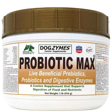 Nature's Farmacy Dogzymes Probiótico Máxima Potencia para Caninos - 454 g - Haz Tu Pedido
