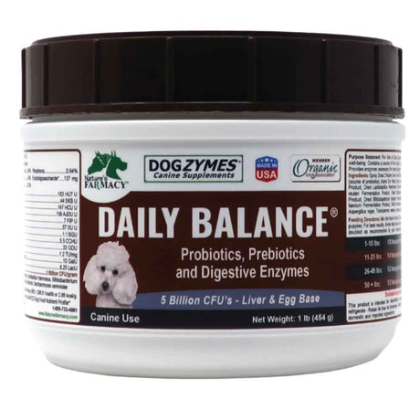 Nature's Farmacy Dogzymes Probiótico Equilibrio Diario para tu Perro - Polvo