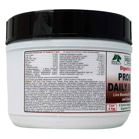 Nature's Farmacy Dogzymes Probiótico Equilibrio Diario para tu Perro - Polvo