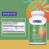 Emerita DIM con Calcio D-Glucárato - 60 Cápsulas Vegetarianas - Tabla Nutricional - Haz Tu Pedido