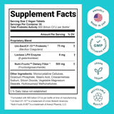 Nutrition Essentials Probioticos 900 Mil Millones CFU - 60 Tabletas - Tabla Nutricional - Haz Tu Pedido
