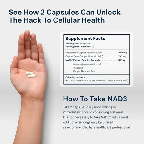 HPN Nutraceuticals NAD - Cápsulas