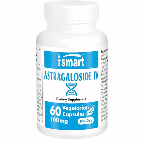 SuperSmart Astragalósido IV 100 mg - 60 Cápsulas Vegetarianas - Haz Tu Pedido