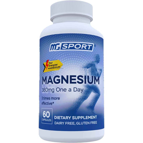 MgSport Magnesio 380 mg - 60 Cápsulas - Haz Tu Pedido