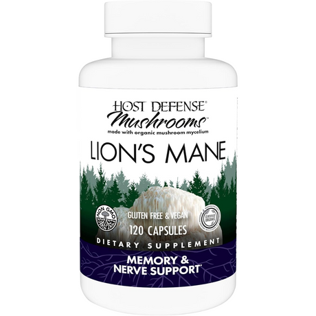 Host Defense Hongo Melena de León - 120 Cápsulas - Haz Tu Pedido