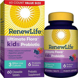 Renew Life Probióticos Para Niños 3 Mil Millones CFU - Tabletas masticables
