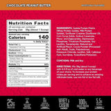 BSN SYNTHA-6 Proteína Aislada en Polvo - Sabor Mantequilla de Maní con Chocolate - 4.02  lb - Tabla Nutricional - Haz Tu Pedido